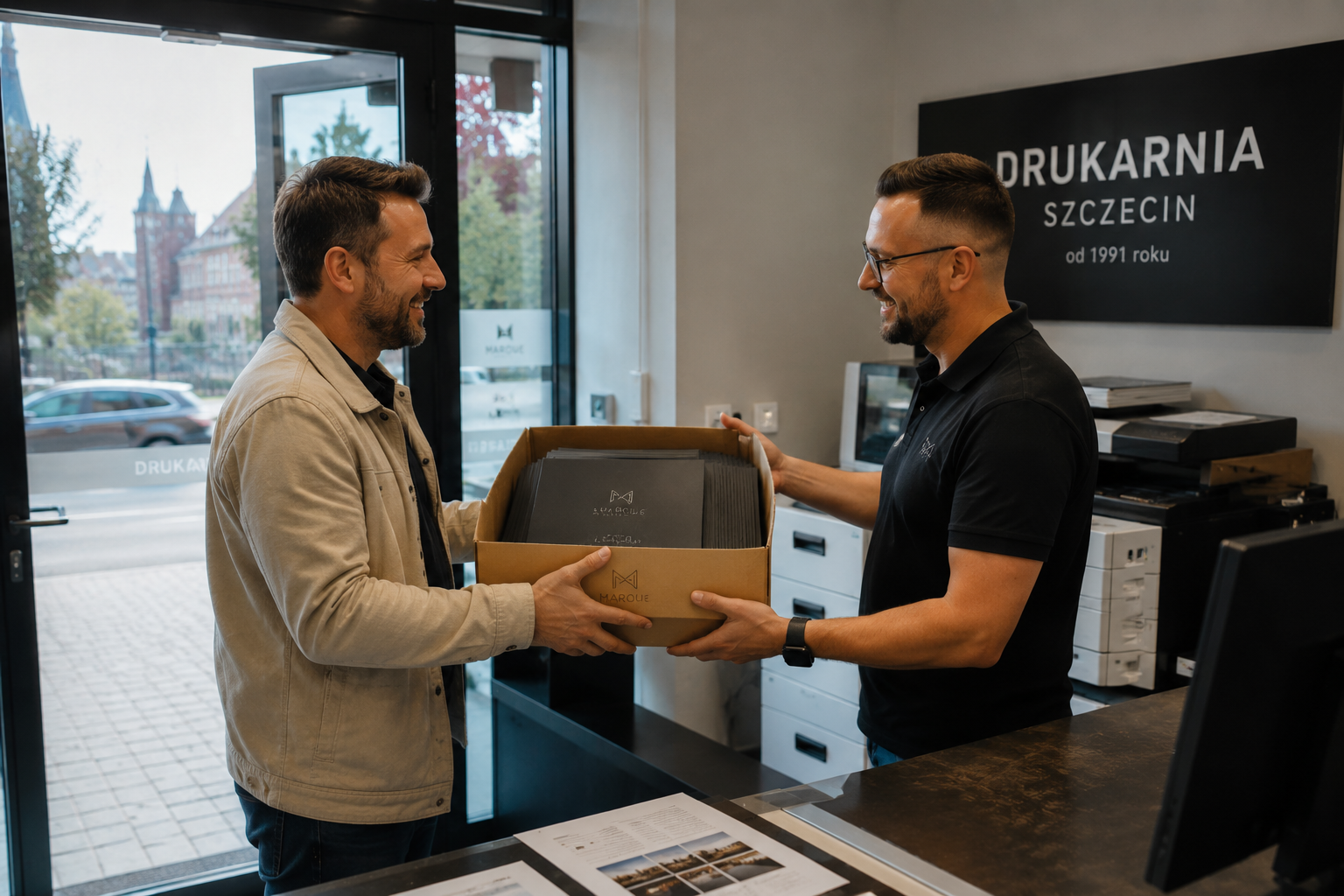 drukarnia szczecin odbior zamowienia w drukarni