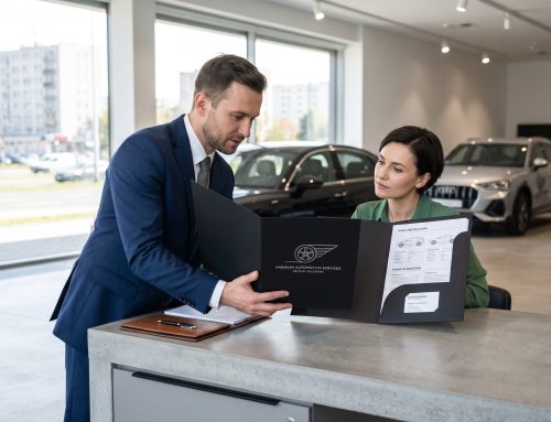 Teczki ofertowe dla salonów samochodowych